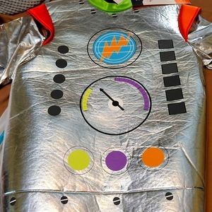 Hyde and Eek Adult Robot Halloween Costume Size Small